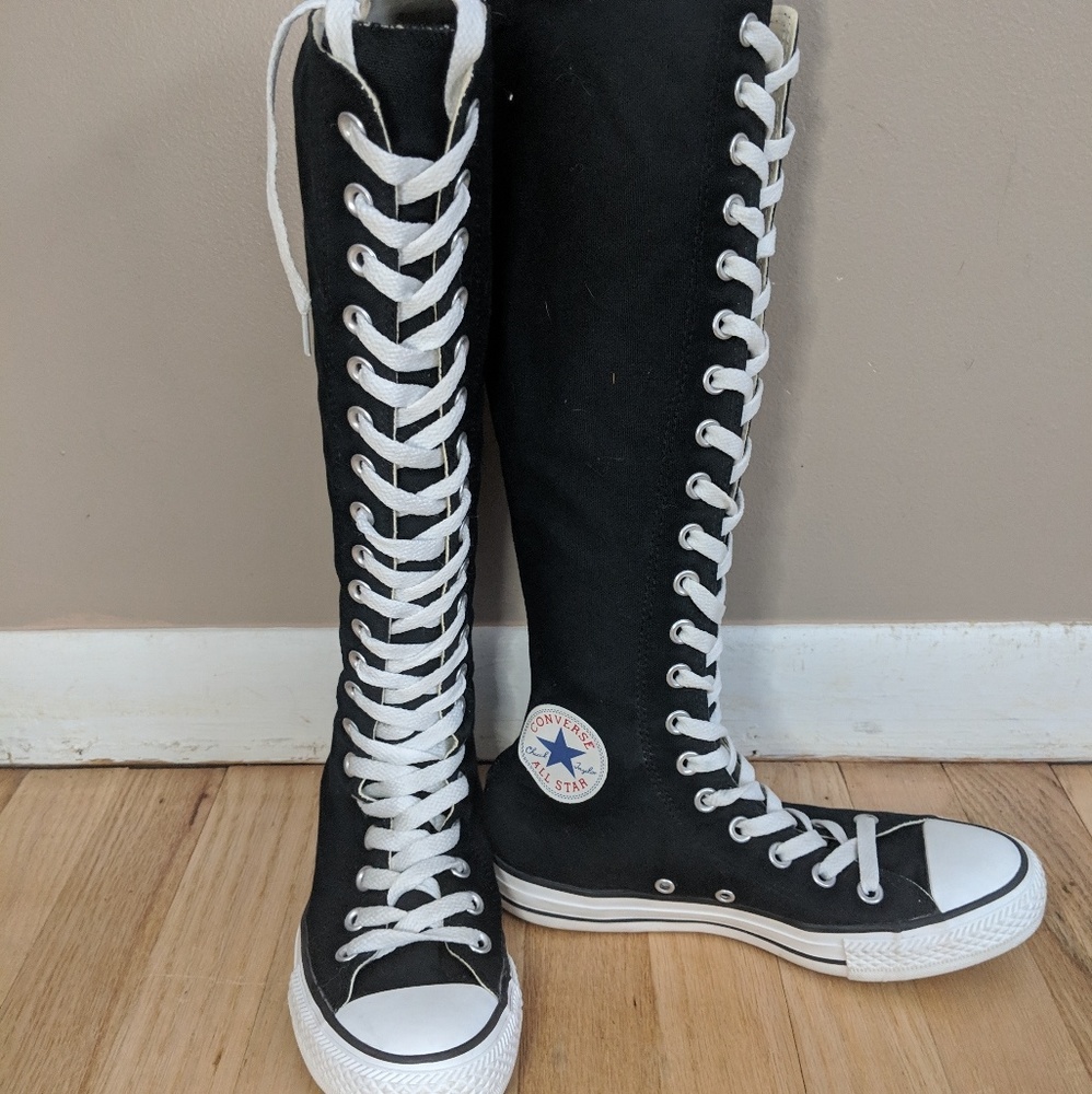 Like New Knee High Converse